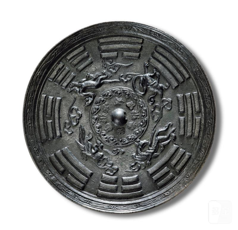 明 四神八卦纹镜 - 图1